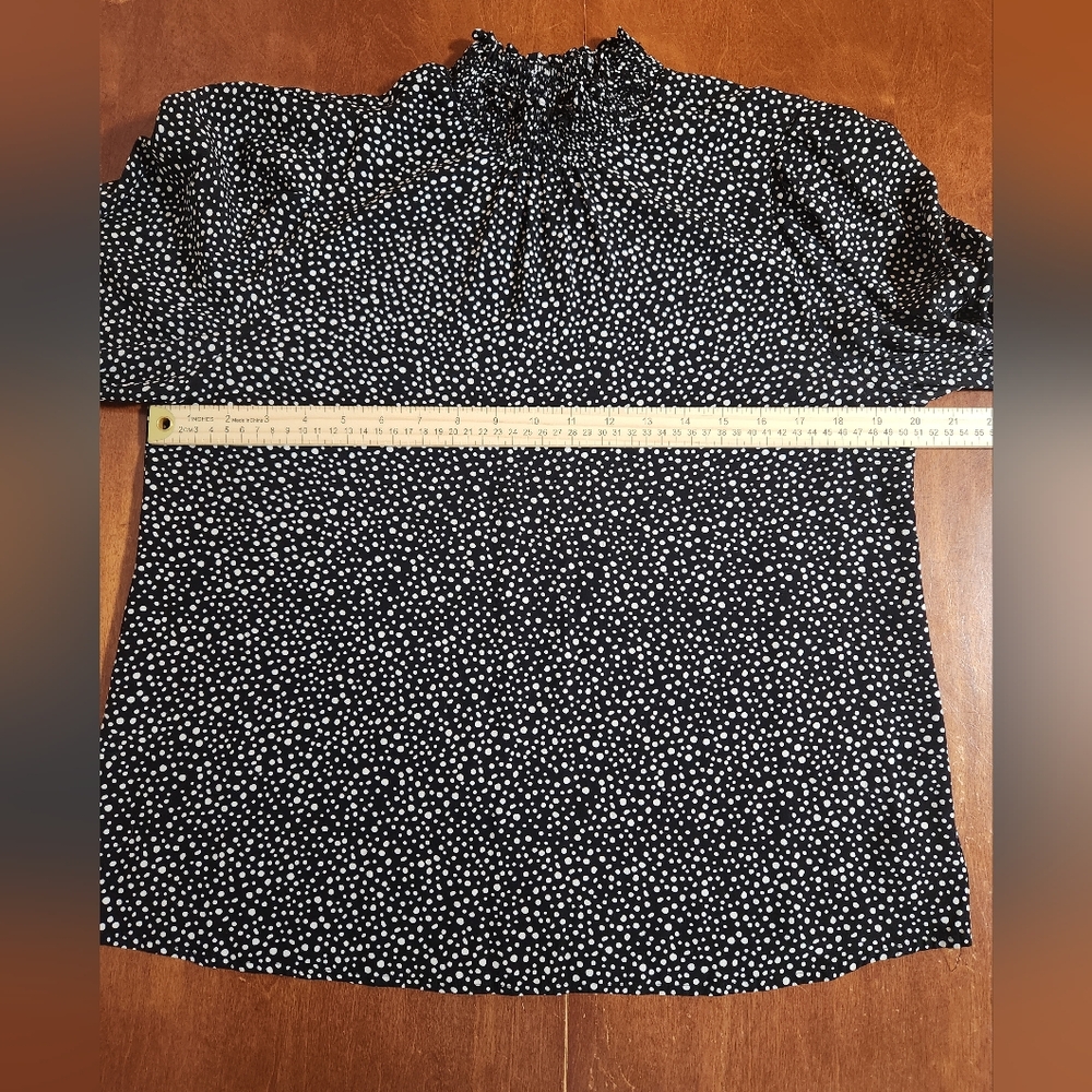 Sanctuary Black and White Dotted Blouse - Picture 5 of 6